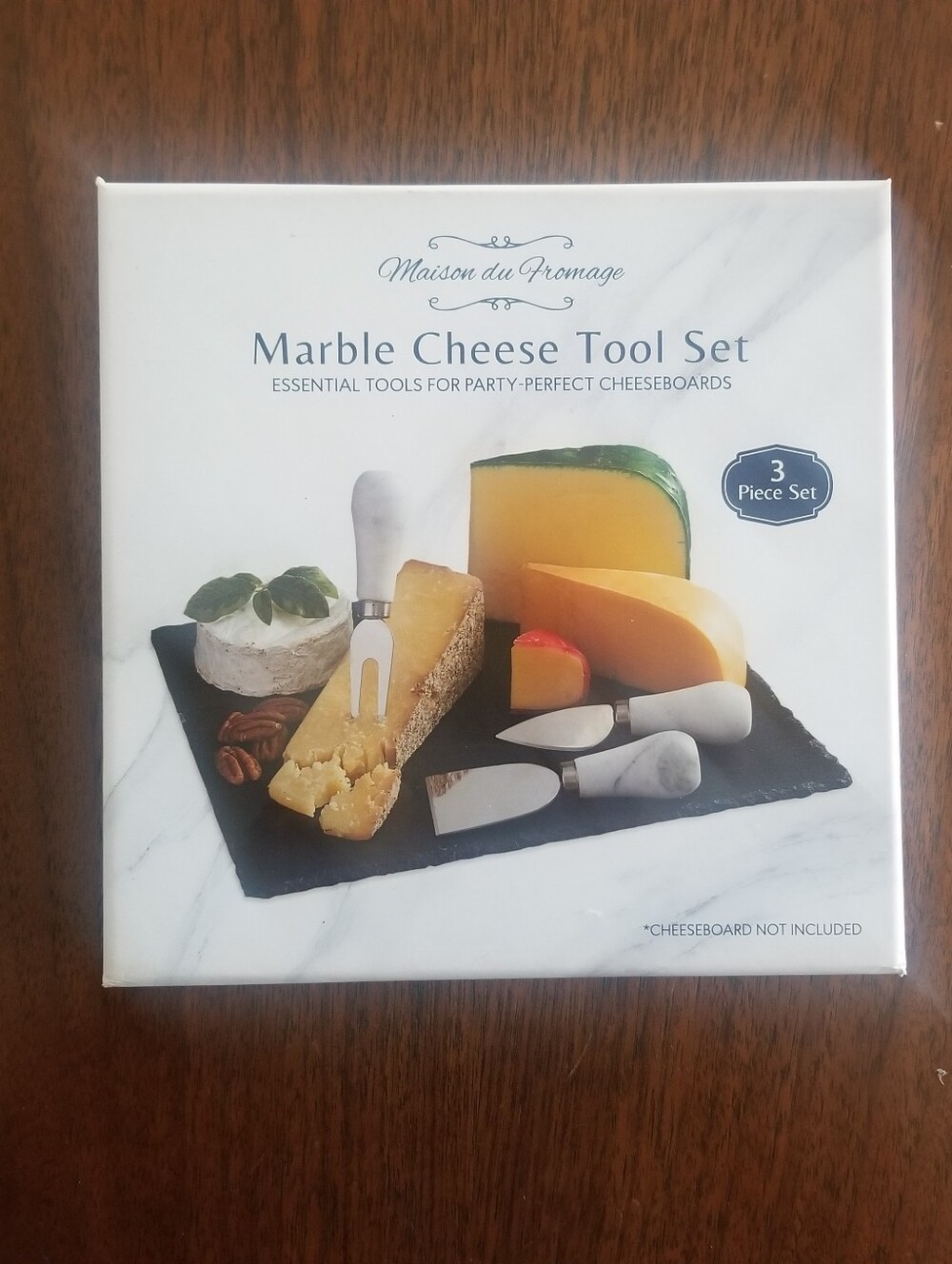 Cheese Tool Set Marble and Stainless Maison du Fromage